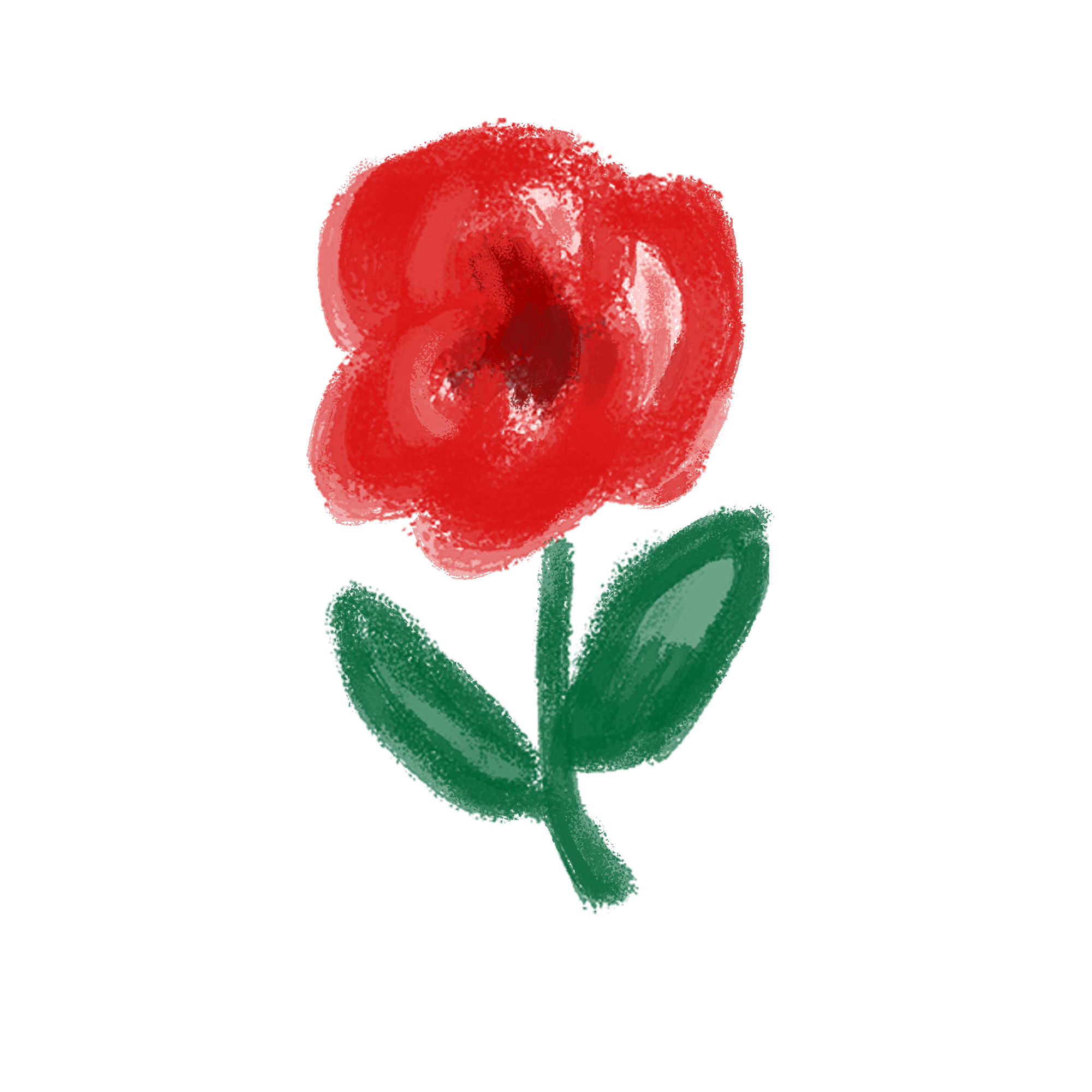 卡通一朵小红花免抠图.png